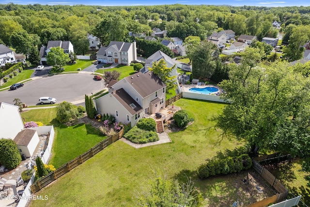 6 Palmer Ln, Englishtown, NJ 07726 - aerial view of residential area with a pool area