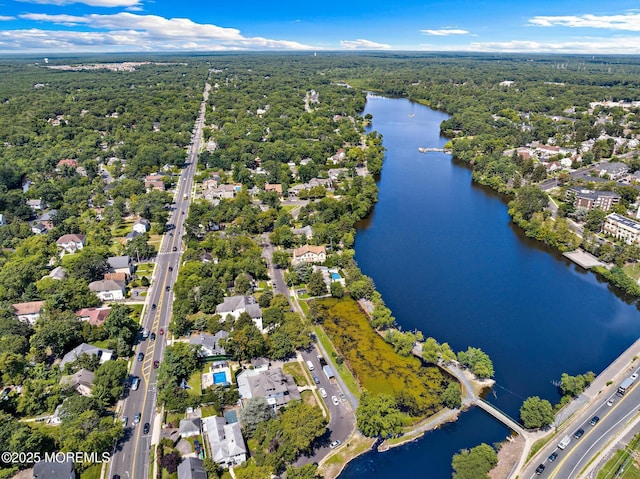 107 S Lake Dr, Lakewood, NJ 08701 - view of property location featuring a large body of water, a highway, and a forest