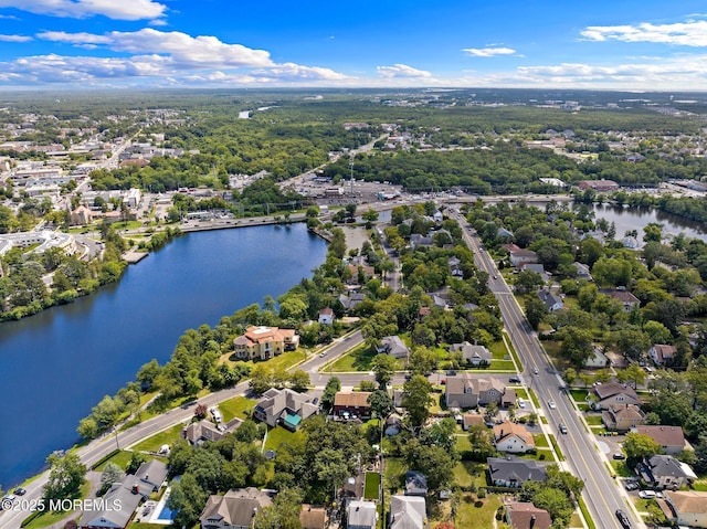 107 S Lake Dr, Lakewood, NJ 08701 - aerial view of residential area with a large body of water