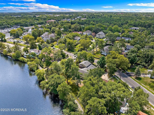 107 S Lake Dr, Lakewood, NJ 08701 - aerial perspective of suburban area featuring a large body of water