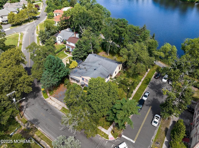 107 S Lake Dr, Lakewood, NJ 08701 - aerial view of property's location with a nearby body of water and nearby suburban area
