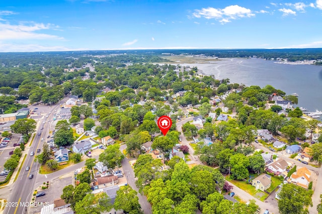 90 Dock Rd, Brick, NJ 08723 - aerial overview of property's location featuring a large body of water and nearby suburban area