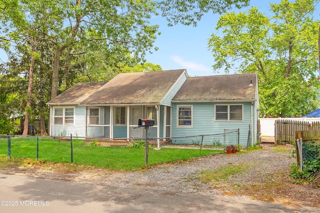 90 Dock Rd, Brick, NJ 08723 - view of front of home featuring a fenced front yard