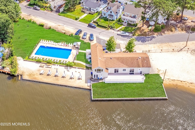 90 Dock Rd, Brick, NJ 08723 - aerial view of property and surrounding area featuring a nearby body of water