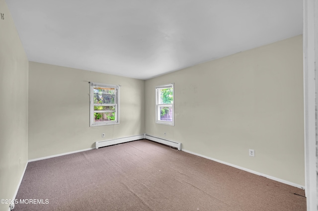 90 Dock Rd, Brick, NJ 08723 - carpeted empty room featuring baseboard heating