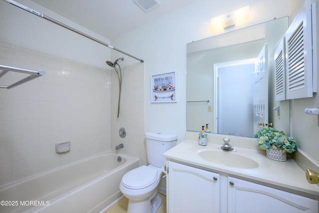 14 Winfield Dr, Manalapan, NJ 07726 - bathroom with vanity, toilet, and bathtub / shower combination