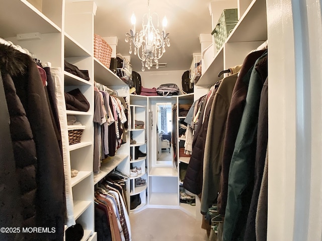 8 Augusta St, Wrightstown, NJ 08562 - spacious closet featuring a chandelier