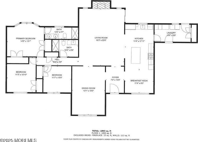 3 Stoney Brook Trl, Howell, NJ 07731 - property floor plan