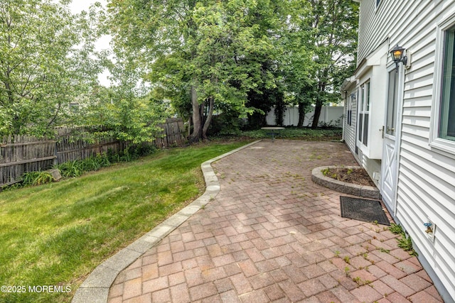 153 12th St, Belford, NJ 07718 - view of yard featuring a patio area