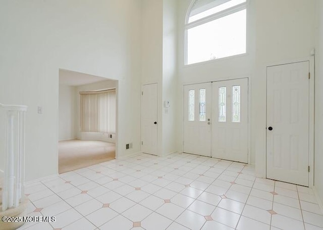 1 Alexander Dr, Monroe, NJ 08831 - entrance foyer featuring a high ceiling