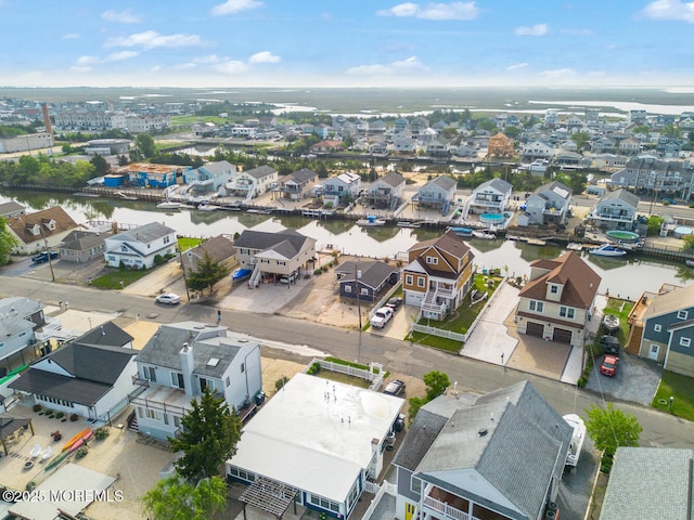 129 S Captains Dr, Little Egg Harbor, NJ 08087 - aerial perspective of suburban area with a nearby body of water