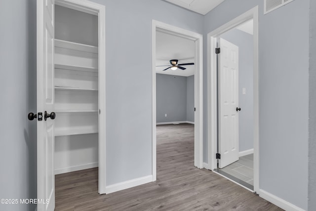 127 Creek Rd Unit 518, Brick, NJ 08724 - hall featuring wood finished floors and baseboards