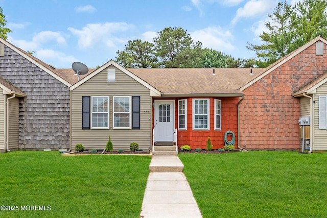 28 Mill Rd Unit B, Whiting, NJ 08759 - view of front facade featuring roof with shingles and a front yard