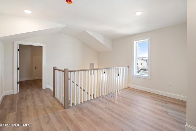 51 Sampson Ave, Seaside Heights, NJ 08751 - bonus room with light wood-type flooring, baseboards, recessed lighting, and lofted ceiling