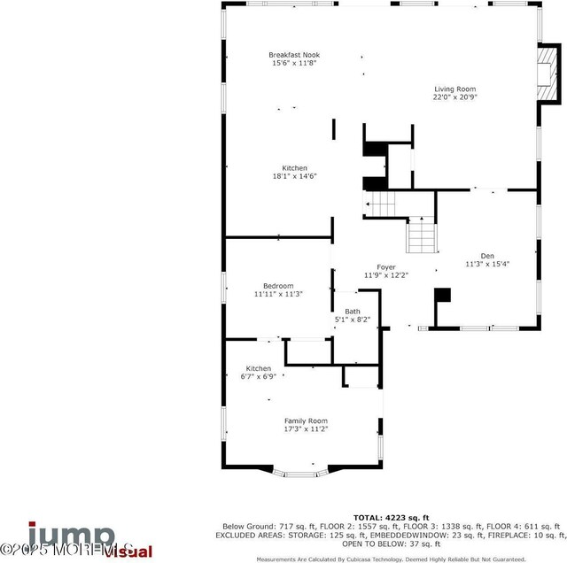 599 Point Ave, Brick, NJ 08724 - room layout