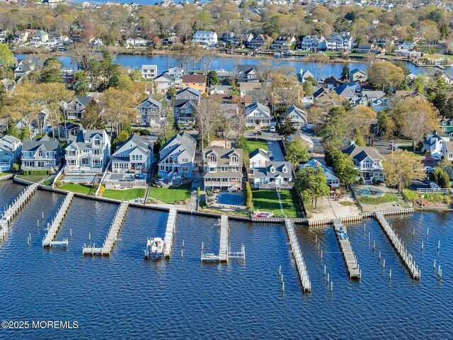 599 Point Ave, Brick, NJ 08724 - aerial perspective of suburban area featuring a nearby body of water
