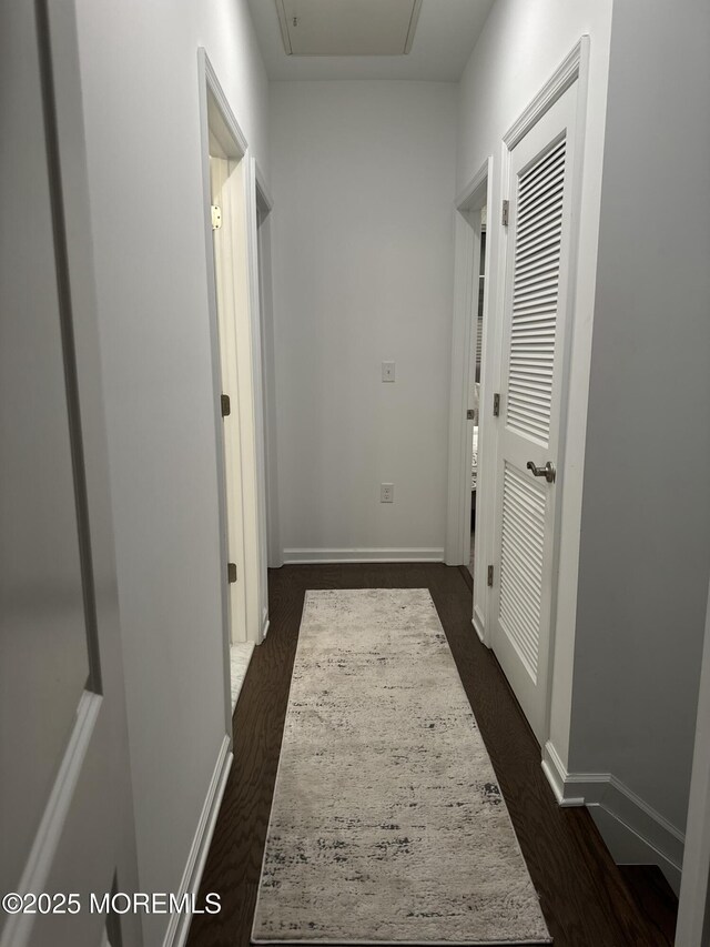 300 Prestige Rd, Brick, NJ 08723 - hallway with dark wood-type flooring and baseboards