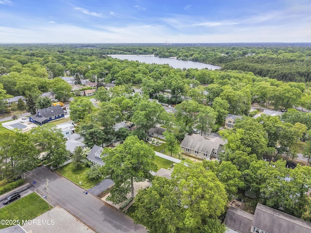 930 Devon St, Forked River, NJ 08731 - aerial view of property's location with a nearby body of water, a forest, and nearby suburban area