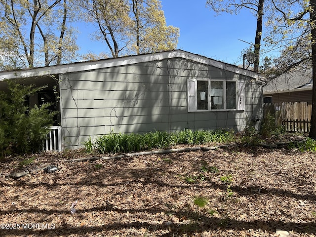 614 Beach Blvd, Forked River, NJ 08731 - view of side of property with fence