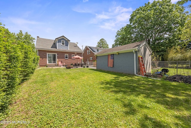 10 Fulton St, Freehold, NJ 07728 - rear view of property featuring entry steps and brick siding