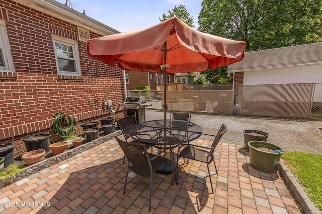 10 Fulton St, Freehold, NJ 07728 - view of patio with outdoor dining space and grilling area