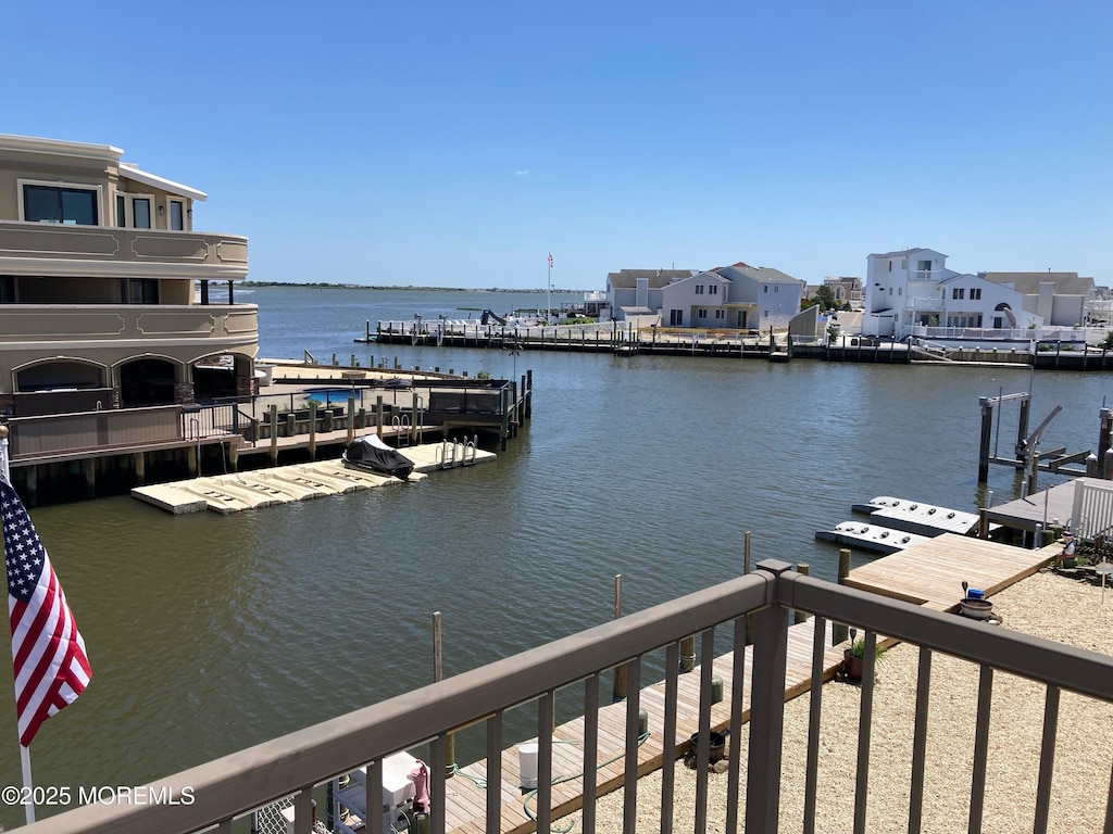 1498 Paul Blvd, Manahawkin, NJ 08050 - water view featuring a dock