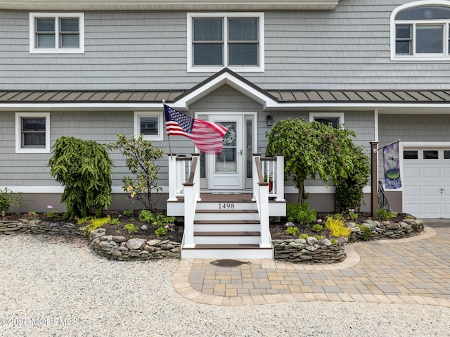 1498 Paul Blvd, Manahawkin, NJ 08050 - property entrance with a standing seam roof and metal roof