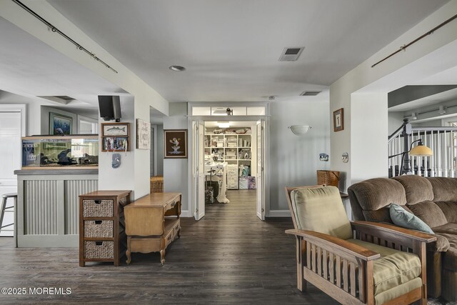 1498 Paul Blvd, Manahawkin, NJ 08050 - living area featuring wood finished floors and baseboards