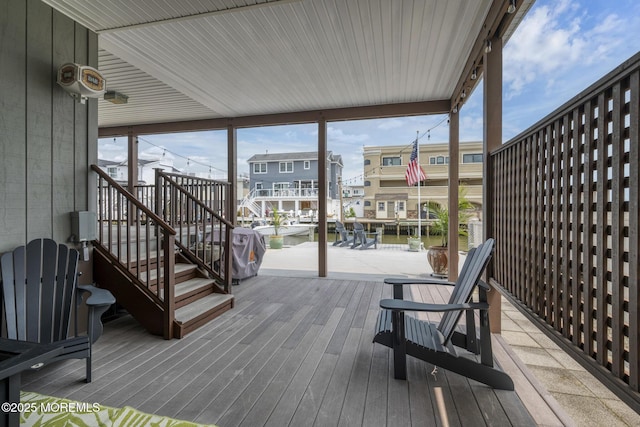 1498 Paul Blvd, Manahawkin, NJ 08050 - deck featuring a residential view