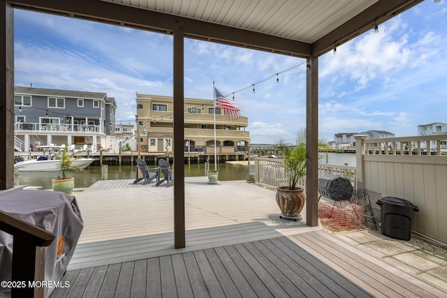 1498 Paul Blvd, Manahawkin, NJ 08050 - wooden deck with a water view