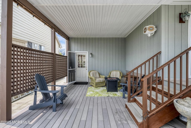 1498 Paul Blvd, Manahawkin, NJ 08050 - view of wooden terrace