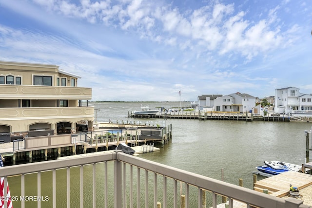 1498 Paul Blvd, Manahawkin, NJ 08050 - water view featuring a dock