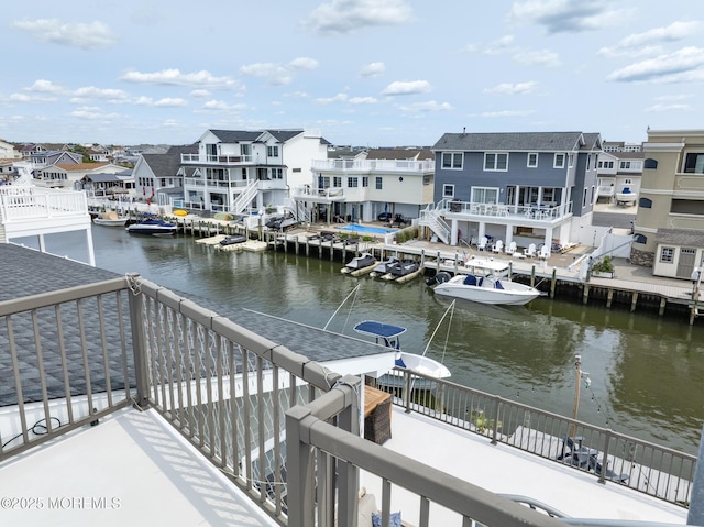 1498 Paul Blvd, Manahawkin, NJ 08050 - dock with a water view and a residential view