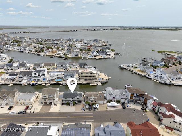 1498 Paul Blvd, Manahawkin, NJ 08050 - aerial view of residential area with a nearby body of water