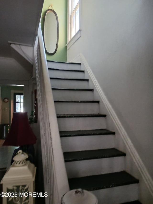 view of stairs