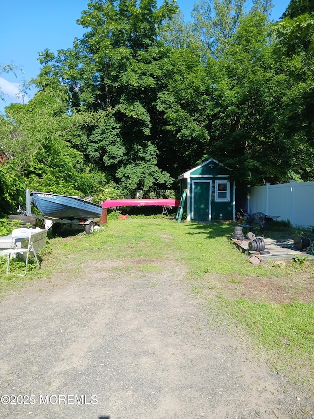 view of yard
