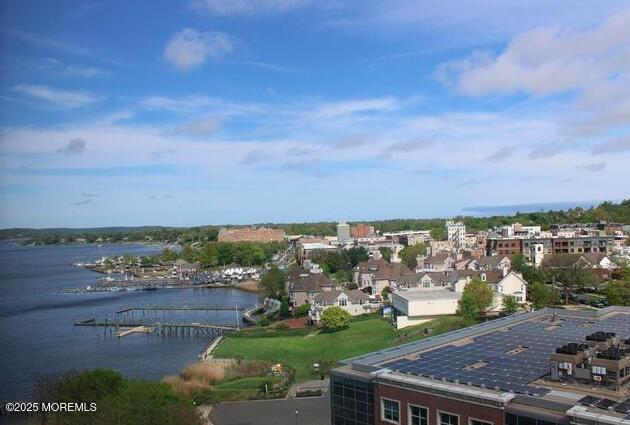 28 Riverside Ave Unit 9G, Red Bank, NJ 07701 - aerial view of a nearby body of water