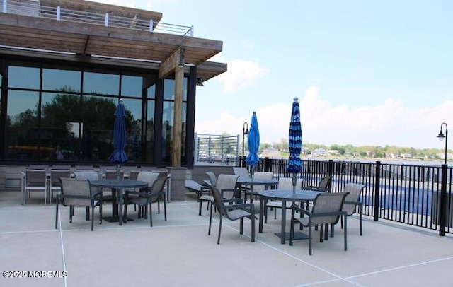 28 Riverside Ave Unit 9G, Red Bank, NJ 07701 - view of patio / terrace with outdoor dining area