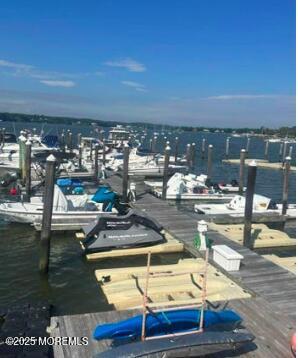 28 Riverside Ave Unit 9G, Red Bank, NJ 07701 - dock with a water view