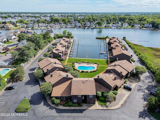 14 Sea Point Dr, Point Pleasant, NJ 08742 - view of property location featuring a nearby body of water, a pool area, and nearby suburban area