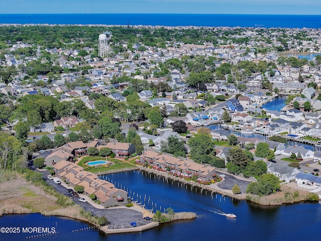 14 Sea Point Dr, Point Pleasant, NJ 08742 - aerial view of residential area featuring a nearby body of water