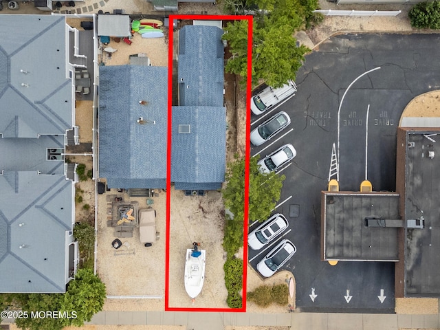 2203 Grand Central Ave Unit B, Lavallette, NJ 08735 - aerial overview of property's location with property boundaries highlighted
