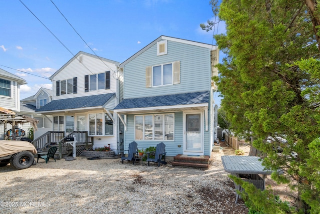 2203 Grand Central Ave Unit B, Lavallette, NJ 08735 - traditional-style house with roof with shingles