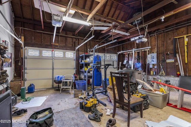 18 Hampton Rd, Howell, NJ 07731 - garage featuring a garage door opener