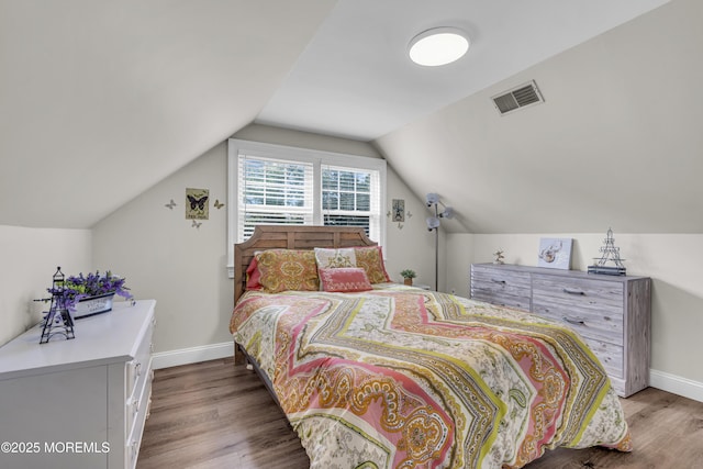 25 Glenview Rd, North Caldwell, NJ 07006 - bedroom with wood finished floors, lofted ceiling, and baseboards