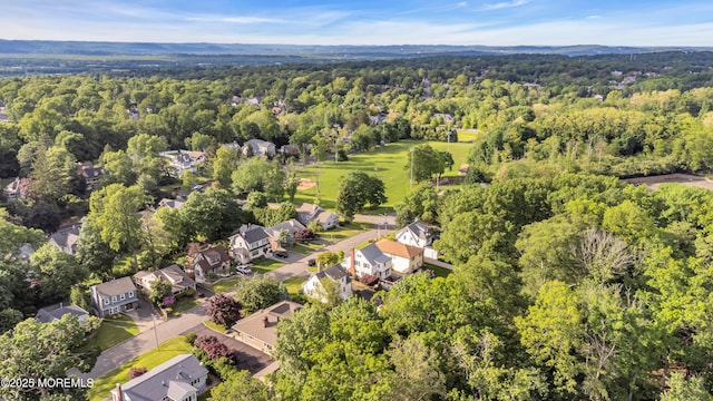 25 Glenview Rd, North Caldwell, NJ 07006 - aerial view of residential area featuring a forest