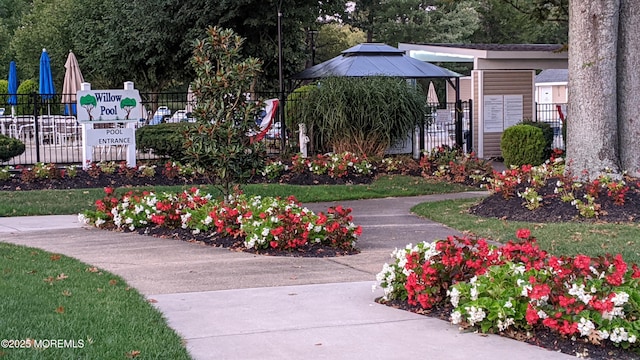 731A Chatham Ln, Manchester, NJ 08759 - view of yard with a gazebo
