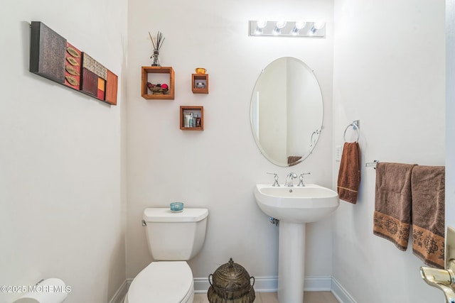 5 Duke Dr, Howell, NJ 07731 - half bathroom featuring toilet and a sink