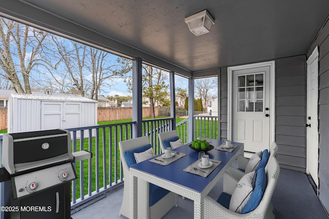 382 Dogwood Dr, Brick, NJ 08723 - sunroom featuring outdoor dining area