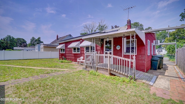 116 Hudson Ave, Hazlet, NJ 07734 - view of front of property with a chimney